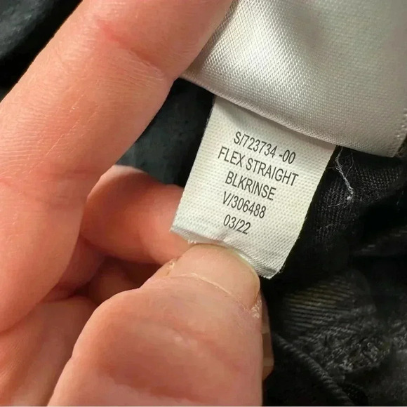 Old Navy Jeans Straight Leg Black Size 6 - Picture 9 of 16